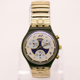 1993 Vintage Swatch Chrono Volupteá SCM104 | 90 Chronograph reloj