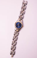 Dial blu vintage Relic Folio femminile orologio resistente all'acqua 30m