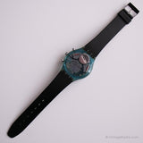 1991 Swatch SCN103 JFK montre | Ancien Swatch Chrono montre