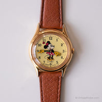 Vintage Gold-Ton Lorus Disney Uhr | Minnie Mouse Uhr für Damen