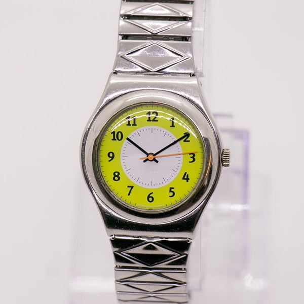 1996 Pistacchio YLS105 Vintage swatch Ironia orologio | Swiss ha fatto orologio