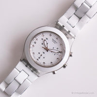 2009 Swatch SVCK4045AG blanc à sang complet montre | Blanc vintage Swatch