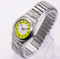 1996 Pistacchio YLS105 Vintage swatch ساعة السخرية | سويسري جعل الساعة
