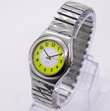 1996 Pistacchio YLS105 Vintage swatch Ironía reloj | Hecho en Suiza reloj