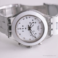 2009 Swatch Svck4045ag blanco de sangre completa reloj | Blanco vintage Swatch