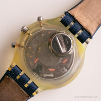 Vintage 1996 Swatch SBK112 Fluite montre | RARE Swatch Aquachrono