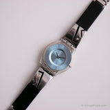 2001 Swatch SFK130 Silver Meshstream Blue | نادر Swatch Skin راقب