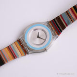 Vintage 2001 Swatch SFK140 MILLE LINIE Watch | Colorful Swatch Skin