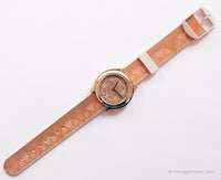 Vida de mandala vintage de Adec reloj | Cuarzo de tono plateado reloj por Citizen