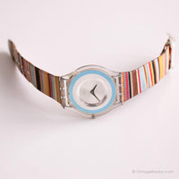 Vintage 2001 Swatch SFK140 MILLE LINIE Watch | Colorful Swatch Skin