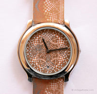 Vintage Mandala Life by Adec Watch | Silver-tone Quartz Watch by Citizen