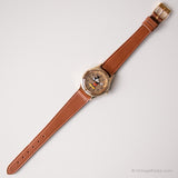 Vintage Gold-tone Mickey Mouse Watch | Elegant Disney Quartz Watch