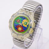 1993 LILLIBETH SBK104 Swatch | Vintage Chronograph Scuba Swatch Watch