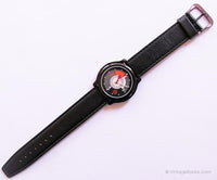 Schwarzer minimalistischer ADEC Uhr | Citizen Japan Quarz Uhr