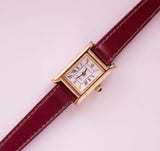 Tono dorado Caravelle Bulova De las mujeres reloj | Antiguo Bulova Cuarzo reloj