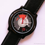 ADEC minimalista negro reloj | Citizen Cuarzo de Japón reloj