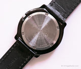Schwarzer minimalistischer ADEC Uhr | Citizen Japan Quarz Uhr