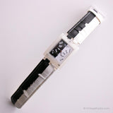 2002 Swatch SUFK104 UBIQUITY Watch | Vintage Black and White Swatch