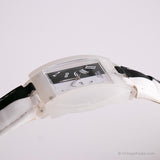 2002 Swatch Sufk104 ubicuidad reloj | Blanco y negro vintage Swatch
