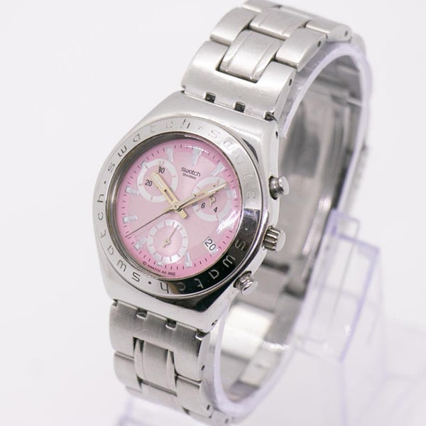 2003 Ciclamino Rosa YMS401 Swatch reloj | Swatch Ironía Chronograph
