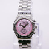 2003 CICLAMINO ROSA YMS401 Swatch مشاهدة | Swatch مفارقة Chronograph
