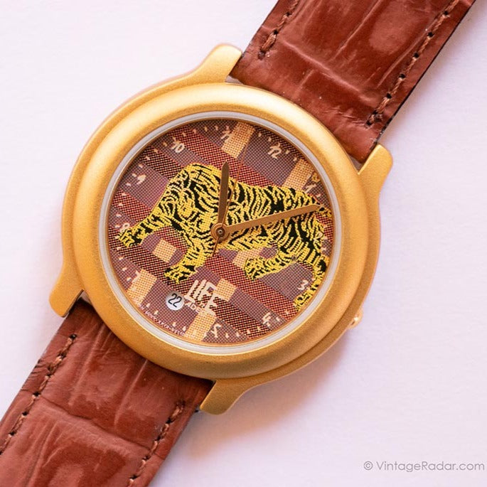 Vintage Tiger Life by Adec Watch | Citizen Japan Quartz Watch