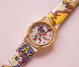 Taz Tasmanian Devil Cuarzo vintage reloj | 90 Looney Tunes Relojes