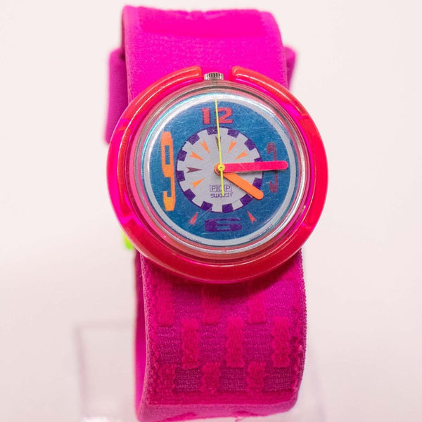 Pop Swatch POINT PWK185 Watch | 1993 Swiss Quartz Pop Swatch Vintage