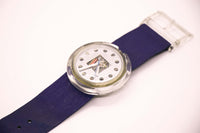 Pop Swatch LEGAL BLUE PWK144 | 1991 Vintage Pop Swatch Swiss Quartz