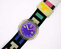 1990 RUNNING PWP100 Pop Swatch | Vintage Pop Swatch Watch