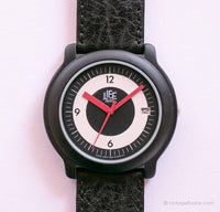Life gothique vintage par ADEC montre | Quartz Japon Black 35 mm montre