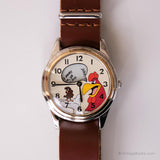 Vintage Foghorn Leghorn reloj | Tono plateado Looney Tunes reloj