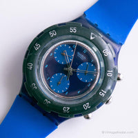 1997 Swatch SBS100 Mareggiata Watch | زرقاء خمر Swatch Aquachrono