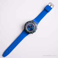 1997 Swatch SBS100 MAREGGIATA Watch | Vintage Blue Swatch Aquachrono