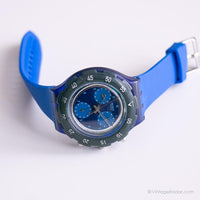 1997 Swatch Mareggiata SBS100 reloj | Azul vintage Swatch Aguacrón