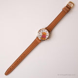 Vintage winzig Winnie the Pooh Uhr für Damen | Gold-Ton Timex Uhr