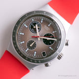 2001 Swatch YCS4020 Raceway reloj | Crono de ironía vintage reloj