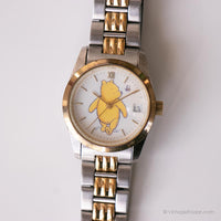 Klassiker Pooh Uhr von Timex | Zweifarbig Disney Datum Uhr für Damen