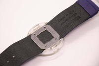 البوب ​​خمر Swatch الأزرق القانوني PWK144 | 1991 POP Swatch راقب