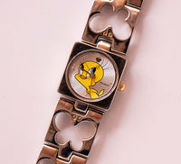 Antiguo Tweety reloj para damas | Tono plateado Armitron Tweety reloj
