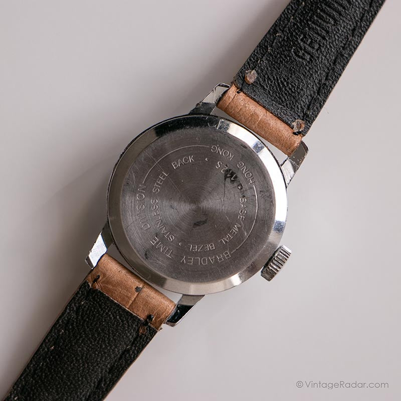 Vintage Bradley Mechanical Disney Watch 70s Mickey Mouse Wristwatch