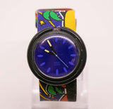 Club sportif PWB165 Pop Swatch | Pop vintage des années 1990 Swatch montre