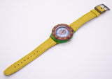 1993 CHERRY DROPS SDG102 Swatch Scuba Watch | Vintage Scuba Swatch