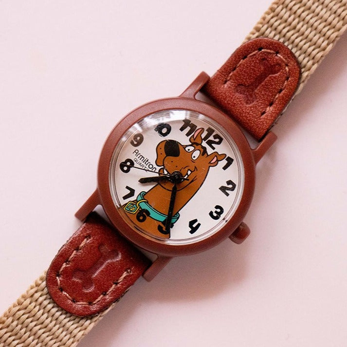 Scooby Watch Python Vintage Armitron Scooby-Doo Watch | 90s Scooby-Doo Acrylic Wristwatch ...