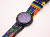 Sporting Club PWB165 Pop Swatch | Pop vintage de la década de 1990 Swatch reloj