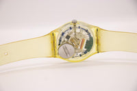 Vintage Swatch CLEARANCE INHORGENTA 97 SKK103 Watch Transparent Dial - Vintage Radar
