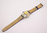 1992 TONE IN BLUE SLK100 Swatch Watch | Vintage Musicall Swatch Watch