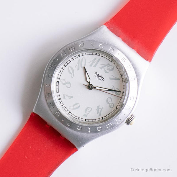 Vintage 1997 Swatch Parusia YLS1006M reloj | Medio de ironía de los 90 Swatch