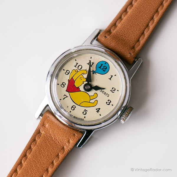Vintage Sears Winnie the Pooh Uhr | SEHR SELTEN Disney Sammlerstück