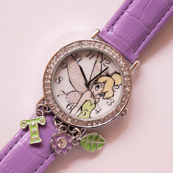 Jahrgang Tinker Bell Fee Disney Uhr | Violett Tinker Bell Uhr für Sie